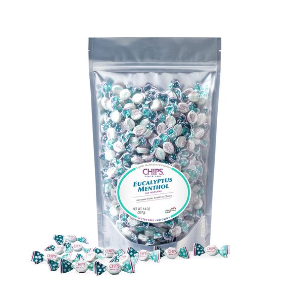 Chips EUCALYPTUS MENTHOL, 1lb. “Choir” Size - Classic Italian Pastilles