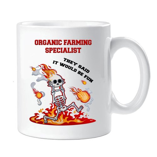 Sanwood Organic Farming Specialist gift, Funny mug for Organic Farming Specialist Appreciation Gifts Organic Farming Specialist Christmas gift birthday coworker, friend cup