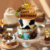 25Pcs Cowboy 5th Birthday Party Supplies, Western Cowboy Cupcake Toppers Decoration, HorseShoe Cowboy Hats Boots Happy Birthday Cupcake Toppers Decorations, Baby Shower Kids Decorations (Cowboy 5th)