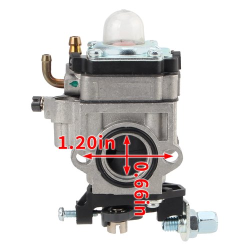 partszen 62100-81010 Carburetor A021000811 For Poulan Pro PR46BT PR48BT BP400 PR2322 BP402 967086901 150032738 530058436 Southland SCV43 SEA43 Earth Auger Eskimo Mako M43 M43Q8 Viper Husqvarna 165BT
