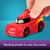 Fisher-Price DC Batwheels Light-Up 1:55 Scale Toy Cars 2-Pack, Redbird and Batwing, Preschool Pretend Play Ages 3+ Years