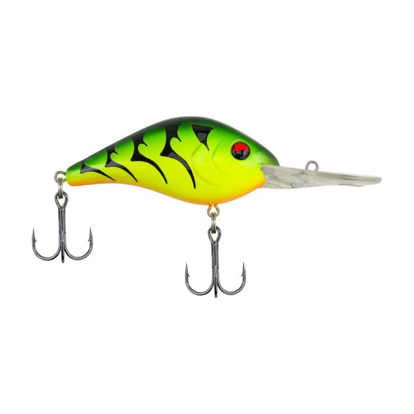 Berkley Dredger Fishing Lure, Firetiger, 1 1/8 oz, 3 1/4in | 8cm Crankbaits, Tight, Subtle Action Ideal for Deep Water Fish, Equipped with Sharp Fusion19 Hook