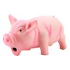 Ichiias Dog Chew Toy, Squeaky Pig Dog Toys Latex Grunting Pig Sound Play Dog Toy Cute Pig Grunting Squeak Latex Interactive Squeak Funny Cute Dog Toy Pet Dog Puppy Toy(Pink)