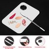 Makeup Palette Cosmetic Palette with Spatula Tool and 100 PCS Makeup Applicators Kit Include Mascara Wands, Lipstick Applicators, Fine Eyeliner Brush