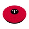 Cell Phone Pop Out Holder,Red and Black Spiderweb Letter T PopSockets Grip and Stand for Phones and Tablets