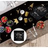 Black and Silver 60th Birthday Party Napkins,Happy 60th Birthday Disposable Napkins,60th Birthday Decorations for Men Women Party Supplies Cocktail Napkins