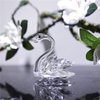 H&D HYALINE & DORA Sparkle Crystal Swan Figurine Collection Paperweight Table Centerpiece Ornament