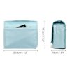 Narwey Hanging Toiletry Bag for Women Travel Makeup Bag Organizer Toiletries Bag for Travel Size Cosmetics Essentials Accessories (Sky Blue)