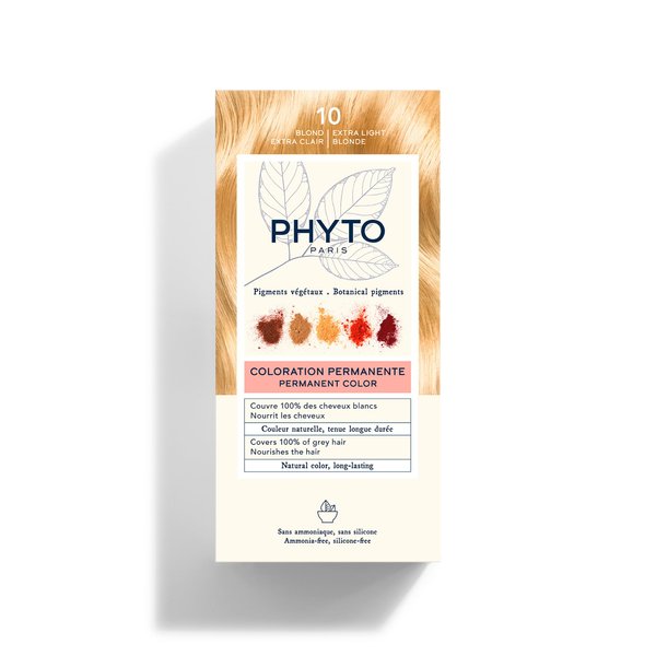 PHYTOCOLOR: Permanent Hair Dye by PHYTO Shade: 10 Extra Light Blonde