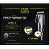 GAMA Salon Exclusive Pro Power 10 Professional Hair Clippers Cord or Cordless Function