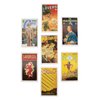 Pulp Magazines Themed Tarot Card Deck - with Characters from The History of Pulp Illustration - Boxed Set with 78 Cards