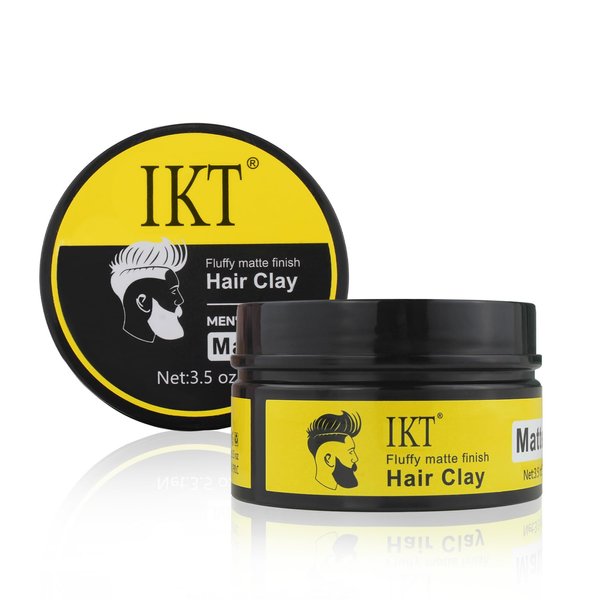 BRIMFULITE Hair Clay for Men, Matte Finish Hair Paste for Men Medium Hold Matte Pomade for Men Moisturize and Sweat-Proof Hair Stlyling Clay Unscent 3.5 Oz. (3.5 Oz.)