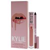 Kylie Cosmetics Matte Lip Kit - 700 Bare for Women - 2 Pc 0.10oz Matte Liquid Lipstick, 0.03oz Lip Liner