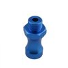 Ruiwaer 12mm to 17mm Extension Lengthen Hex Adapter RC Wheel Hex Driver Extension Hex Drive Hub Adapter Widener for Off-Road RC Car Buggy Monster Truck Tires, Blue