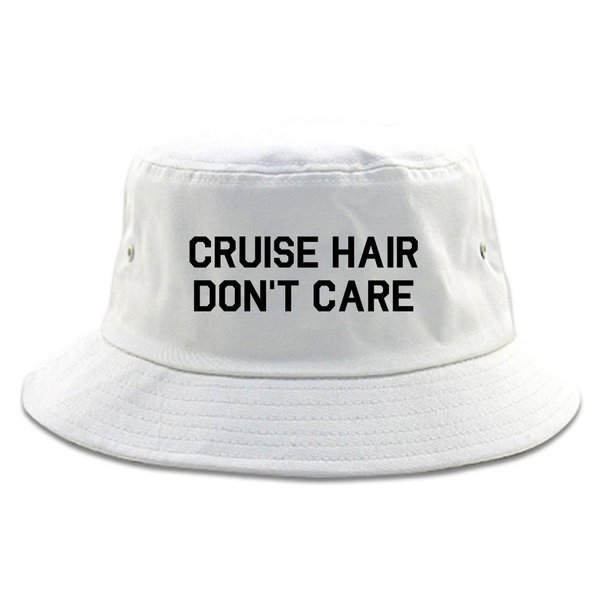 Kings Of NY Cruise Hair Dont Care Bucket Hat White