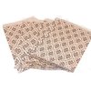 My Craft Supplies 100 Kraft Flat Merchandise Bags with Black Damask Print (6x9)