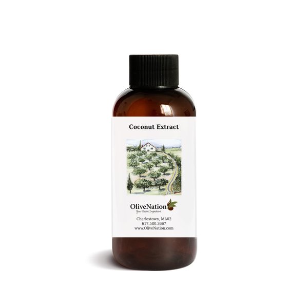 OliveNation Coconut Extract - 8 ounces - Gluten free, Sugar free also bake and freeze-proof - baking-extracts-and-flavorings(packaging may vary)
