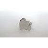 Small mini heart silver metal hair claw clip (Clip quantity: 1 clip)
