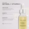 Trilane Retinol + Vitamin C with Squalane, Visibly Reduces the Signs of Aging for Softer, Smoother, More Radiant Skin with Zero Irritation, 1 fl. oz.
