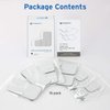 Etekcity TENS Unit Replacement Pads Electrodes for Back Pain Relief, Self-Adhesive & Gel Free for Electrotherapy White (Pack of 16)