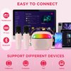 Kids Karaoke Machine,Portable Bluetooth Speaker with 2 Wireless Microphones, Gifts Toys for Girls 4, 5, 6, 7, 8, 9, 10 +Year Old Birthday Family Home Party(Pink)