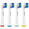 Toothbrush Heads, Electric Toothbrush Replacement Toothbrush Heads Compatible with Oral B Braun 7000/Pro 1000/9600/ 5000/3000/8000 (4 Pack)