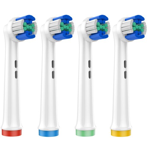 Toothbrush Heads, Electric Toothbrush Replacement Toothbrush Heads Compatible with Oral B Braun 7000/Pro 1000/9600/ 5000/3000/8000 (4 Pack)