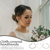 FOMIYES Metal Hair Band 5pcs Skinny Headband Thin Hair Hoop Hairband Spring Hair Hoop Simple Metal Headband for Makeup Sports Yoga