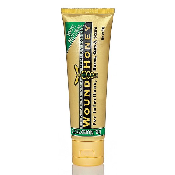 Dr. Nordyke's Wound Honey New Zealand Manuka Honey for Infections,Burns,Cuts and Scars (80g)