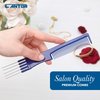 Lift Teasing Comb and Hair Pick – 5 Pack, Five Stainless Still Lifts - Chemical and Heat Resistant Detangler Styling Comb – Anti Static Comb For All Hair Types – By Cantor
