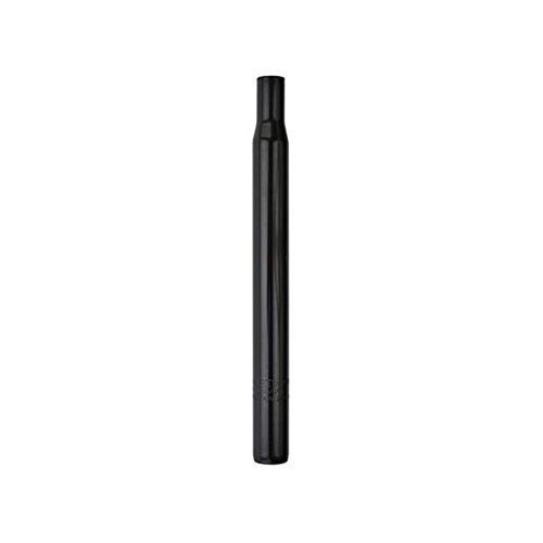 Alta 28.6mm Steel Bicycle Seat Post, Multiple Colors (Black)