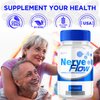 Nerve Flow Capsules, Official Nerve Flow Pills Made with All Natural Ingredients, Maximum Strength NerveFlow Sciatic Support Supplement with Advanced Formula Vitamins for Women & Men (60 Capsules)