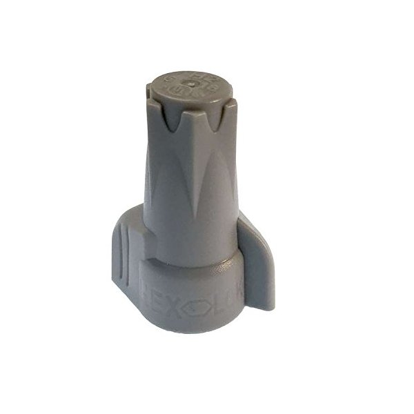Gardner Bender 13-2H2 Hex-Lok Twist-On Wire Connectors, 14-6 AWG, Electrical Wire Nut, 250 pk, Grey