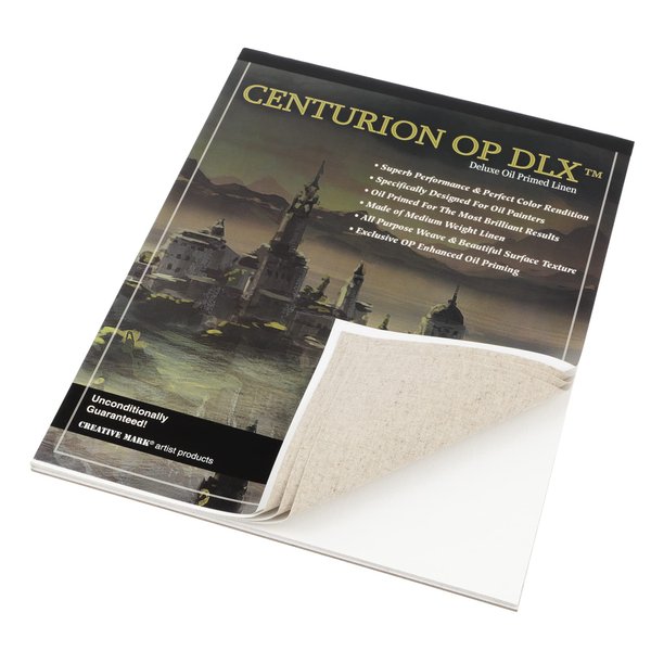 Centurion Artist Canvas Pads for Oil Painting, 11 Ounce Weight, 10 Bleed Proof Sheets, Single 16x20 in