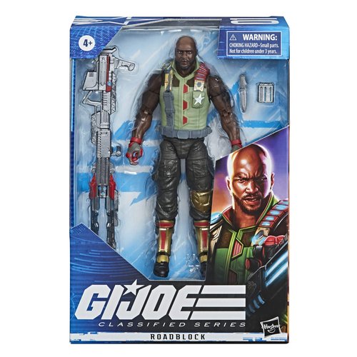 G. I. Joe Classified Series Roadblock Action Figure 01 Collectible Premium Toy with Multiple Accessories 6-Inch Scale with Custom Package Art (Deco May Vary)
