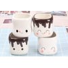 Marshmallow Mugs Set of 4 - Cute Cups for Hot Cocoa, Christmas and Mother's Day Gifts - 6OZ