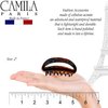 Camila Paris NV23 French Hair Clip for Women, Tortoise Shell Girls Hair Claw Clip Jaw Fashion Durable Styling Hair Accessories for Women, Luxury Ladies Strong Hold No Slip Grip Clamp, Made in France