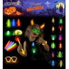 XXJXING Glow Sticks Party Set, 40 Pieces with Connectors