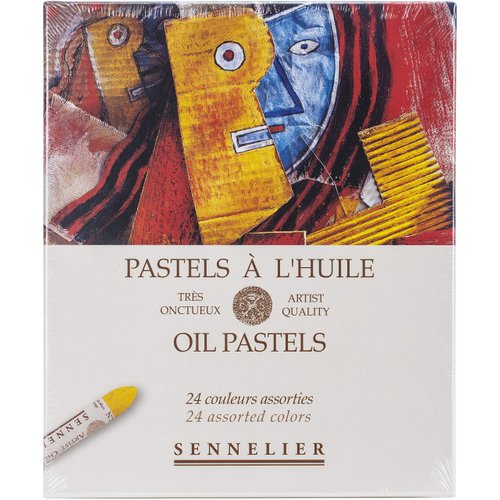 Sennelier Oil Pastel Set, 24 Count , Multicolor