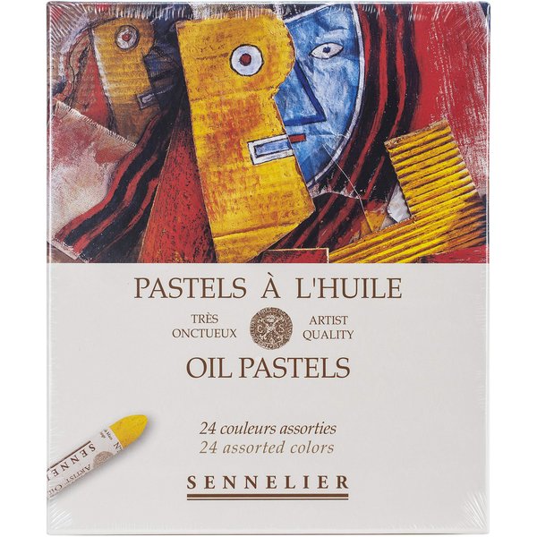 Sennelier Oil Pastel Set, 24 Count , Multicolor