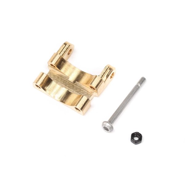Axial Rear Upper Link Mount, Brass 1.5g: SCX24, AXI302006
