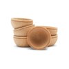 Unfinished Wood Mini Bowl, 3/4 inch, Perfect for Scale Models, Dollhouse Dishes, Wood Craft Projects, and Sorting Activity, Pack of 50, by Woodpeckers