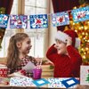 kapitomanio 30 Packs Winter Craft Kits for Kids, Holiday DIY Picture Frame Crafts for Kids Winter Party Favors Home School Classroom Game Activities