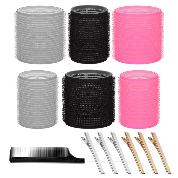 Hair Rollers Heatless Hair Curler: Hair Rollers Set 13Pcs with Clips for Long Hair, Women Heatless Curls for Medium Hair, Hair Styling Curling Tools DIY Hair Curlers to Sleep In