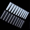 U-Shinein 504PCS XXXL Natural Coffin Nail Tips, Half Cover Ballerina Fake Nails 12 Sizes, 3XL Square Straight Ballerina Shape False Nail Tips, No C Curved 2.2 Inch Acrylic Nail Tips For Salon Home DIY