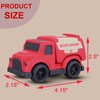 Aigitoy Toddler Car Toys for 1-3 Year Old, BPA Free, Phthalates Free, PVC, Fire Engine Truck, Easter Christmas Birthday Gifts for 2 3 4 Year Boy Girl, Dishwasher Safe, Recycled Plastic,Red