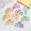 Hair Claw Clips for Thin Thick Hair 3.4 Inch Acrylic Hair Claws Banana Clips Jaw Clips French Style Barrettes Hair Clip Accessories for Women Girls (3 Pack)