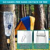 Filter 1L Collapsible Water Bottles with Push Pull Cap, Foldable Travel Water Bottle for Traveling, Hiking, Camping, Backpacking - Lightweight, Reusable, Clear Design