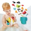 Yookidoo Jet Duck Pirate Bath Toy with Powered Water Cannon Shooter - Sensory Development & Bath Time Fun for Kids - Ages 2+
