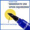 UCANBEMAKEUP No Flake Clear Eyebrow Gel, Eyebrow Glue Clear No Residue, Long-Lasting Extreme Hold Brow Gel, Built-in Head No Sticky Eyebrow Glue for Easily Apply